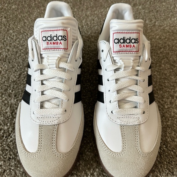 NEW Adidas Samba OG Black/White Shoes Size 7 - Picture 3 of 12